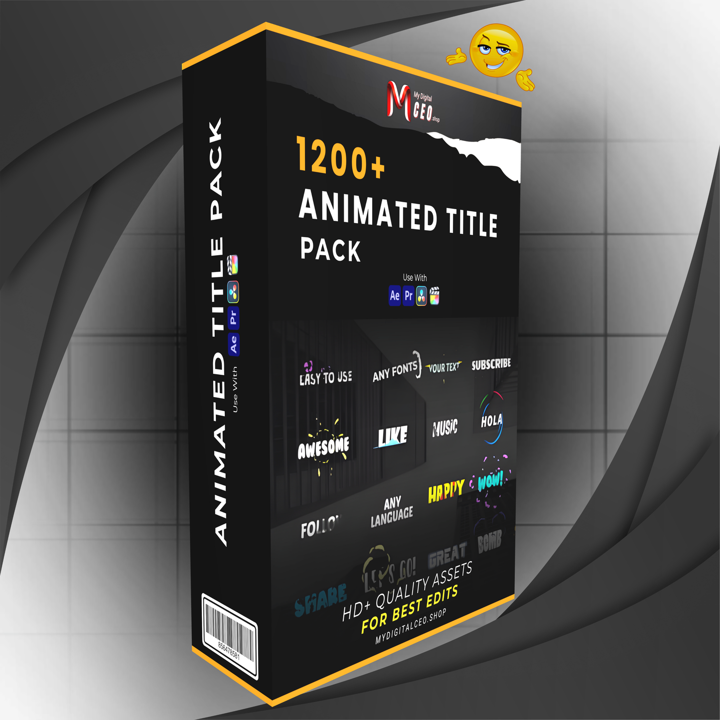 1200+ Animated Title Pack