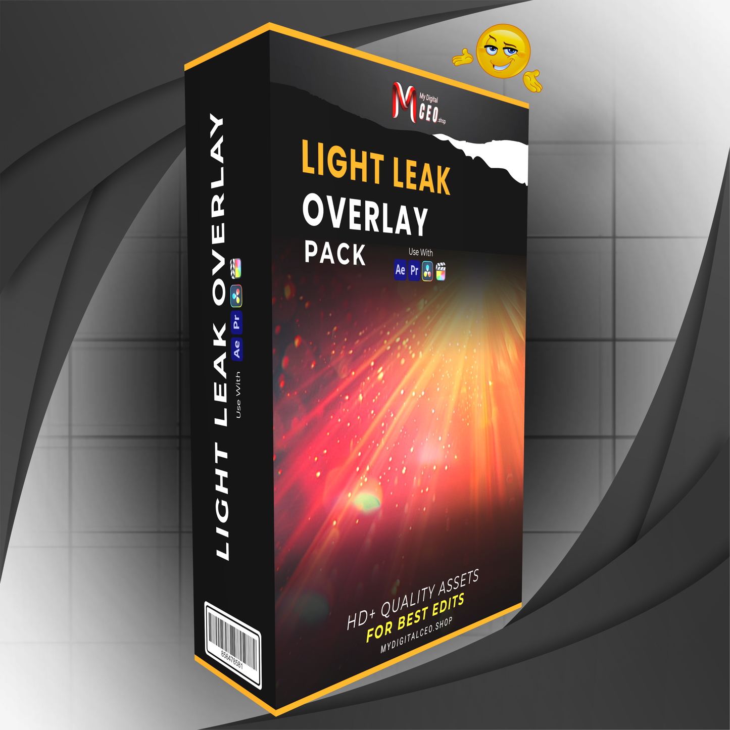 High-Quality Light Leak Overlay Pack