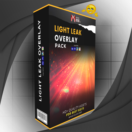 High-Quality Light Leak Overlay Pack