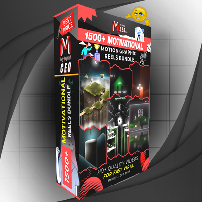 1500+ Motivational Reels Motion Graphics Pack for Instagram, TikTok & YouTube Shorts