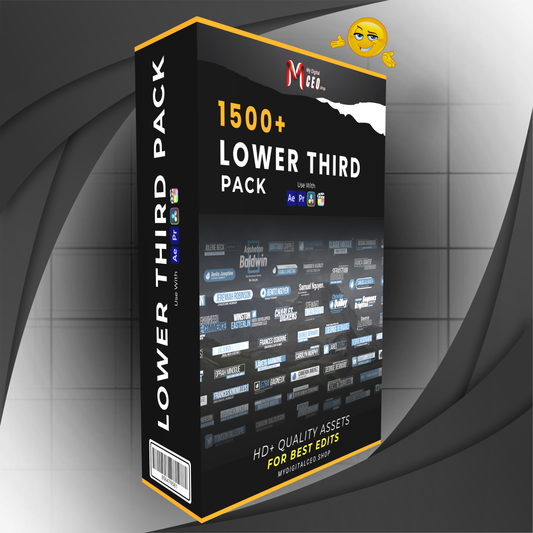 1500+ Professional Lower Thirds Pack